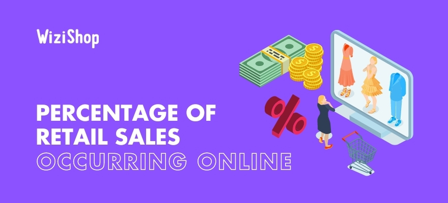 What percentage of retail sales are online? 11 Essential ecommerce stats