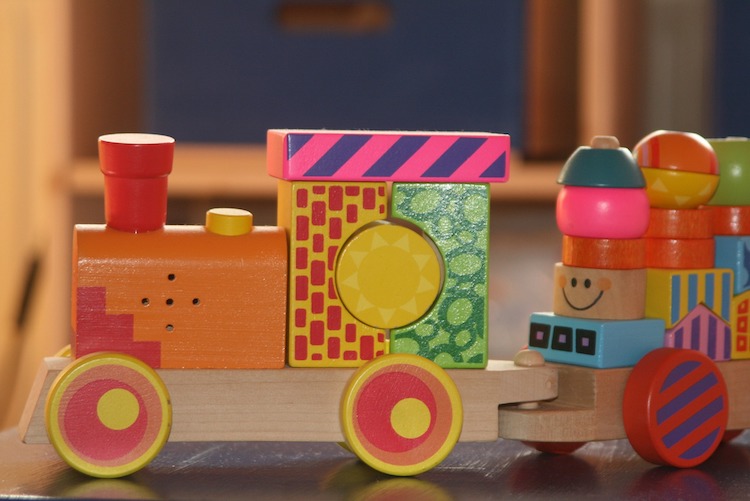 Wood Train Toy 