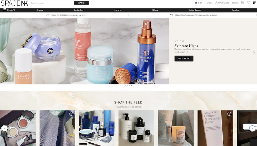 space nk website
