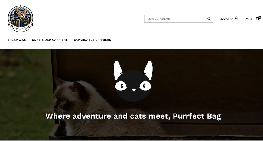 purrfect bag evolup website