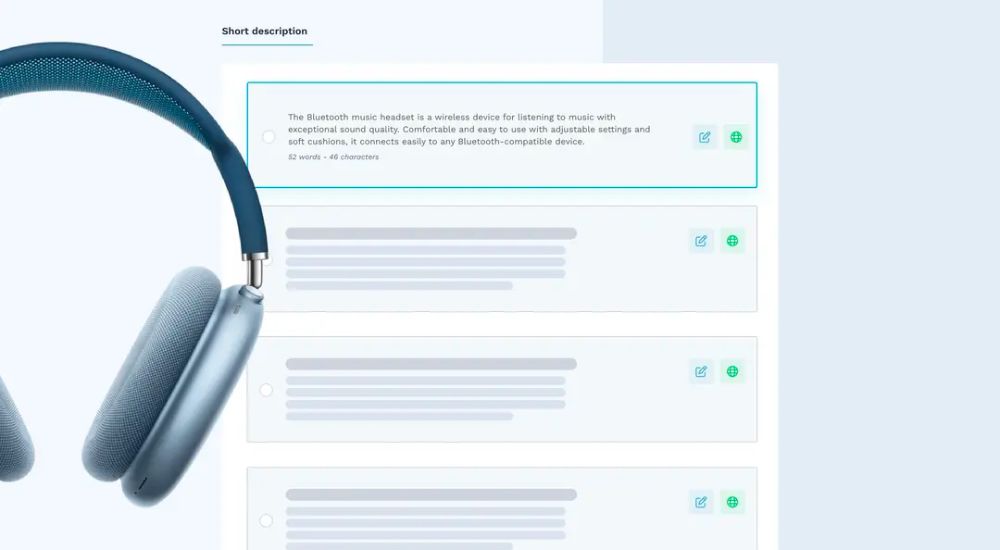 short product description writing ai