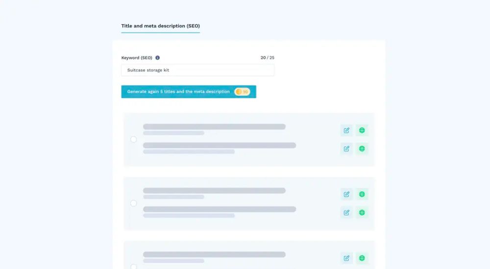 title meta description creation ai