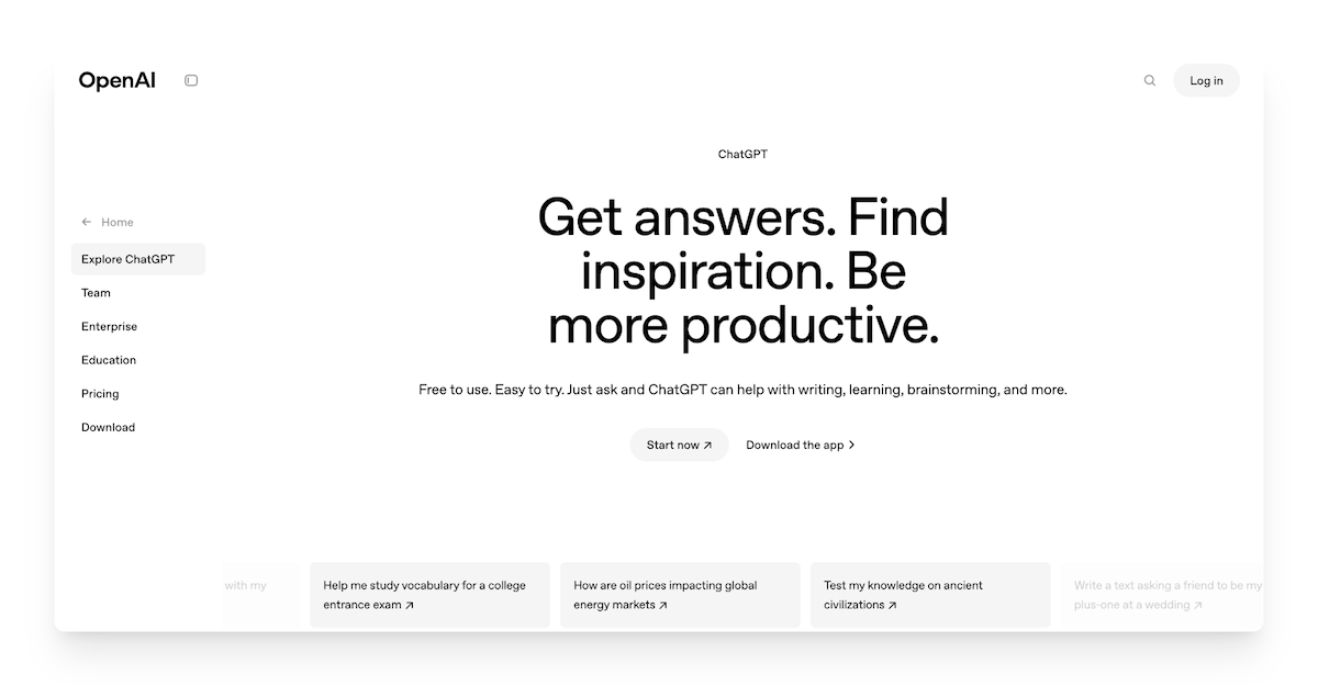 chatgpt by openai
