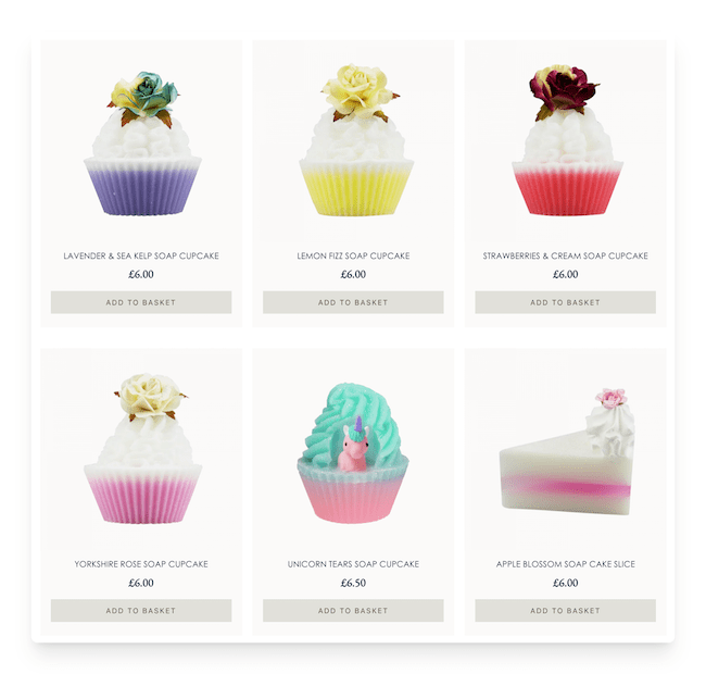 patisserie soaps by the yorkshire soap co