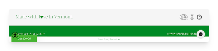 made in vermont tata harper skincare