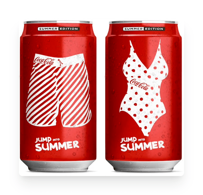 coca cola summer packaging design