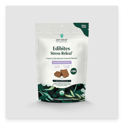 cbd chews for dogs by pet releaf