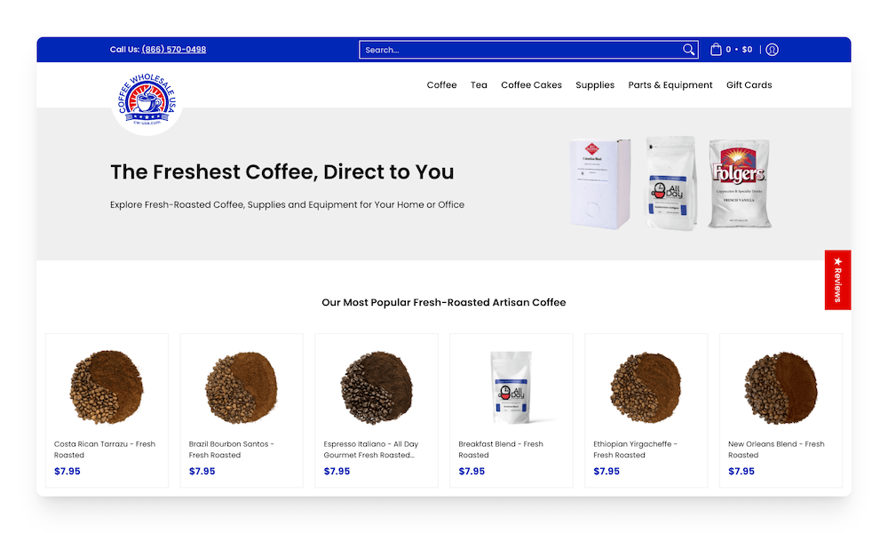 coffee wholesale usa