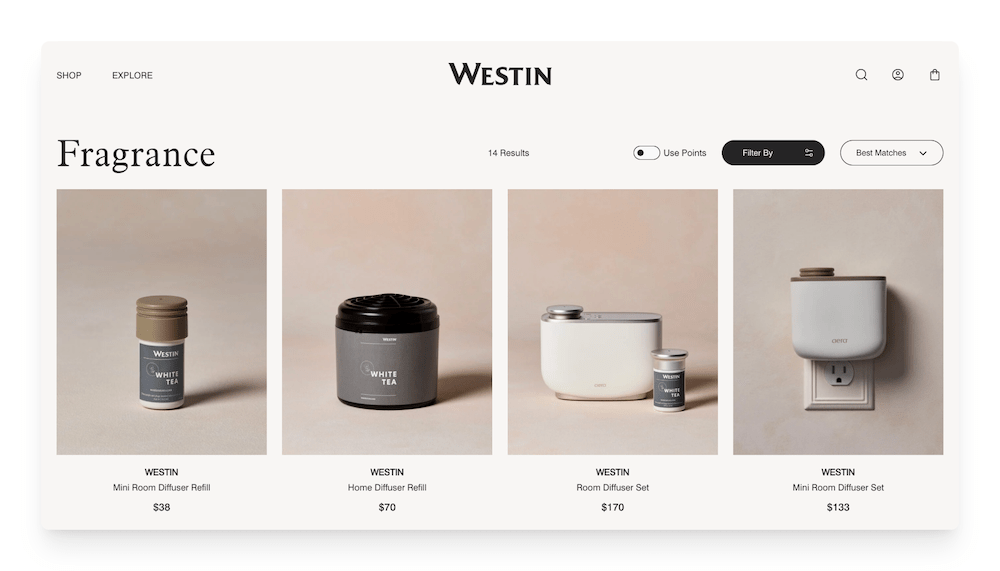 westin fragrance