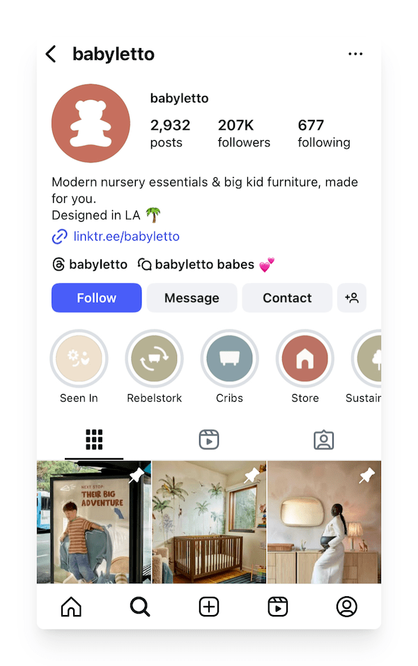 babyletto on instagram