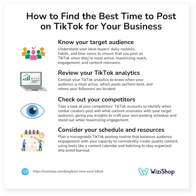 how to find the best time to post on tiktok for your business