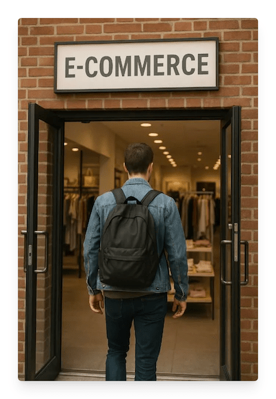 ecommerce door