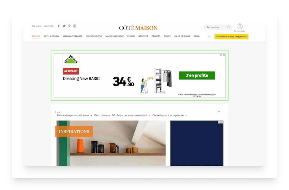 retargeting ad example