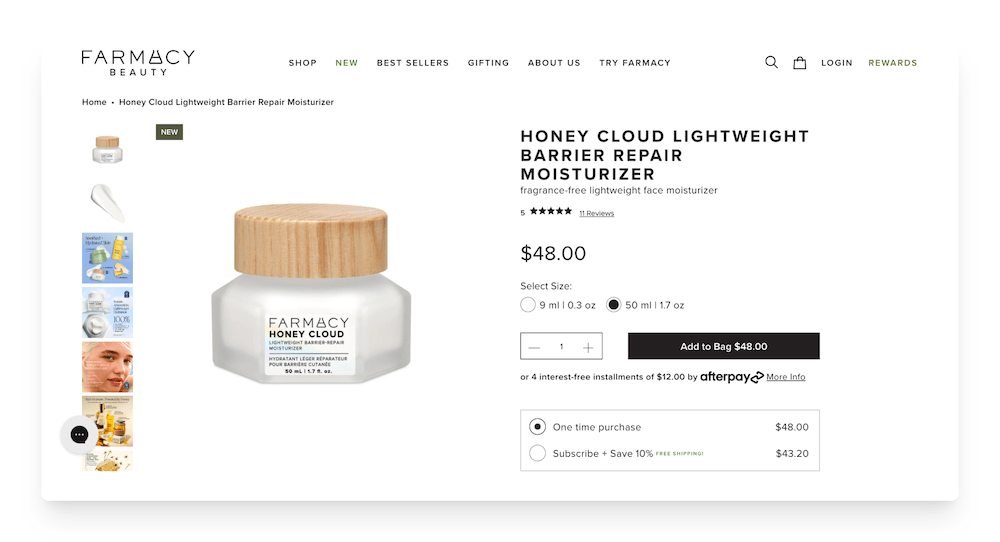 farmacy beauty square product photos