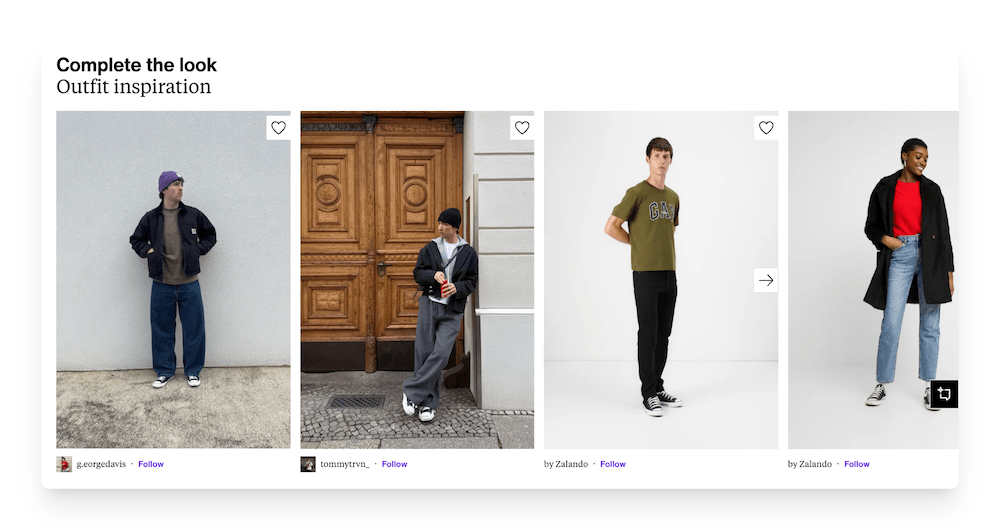 user-generated content for converse all stars on zalando website