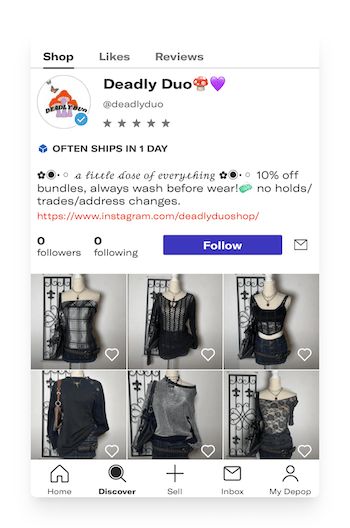 Deadly Duo shop on Depop