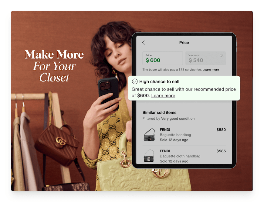 Vestiaire Collective price recommendations