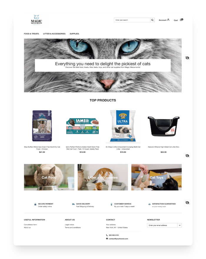 WiziShop store website preview