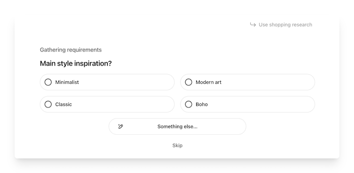 ChatGPT agentic commerce