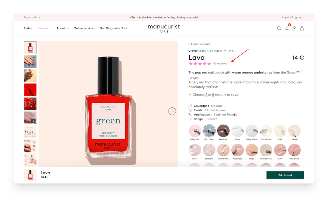 Manucurist product reviews