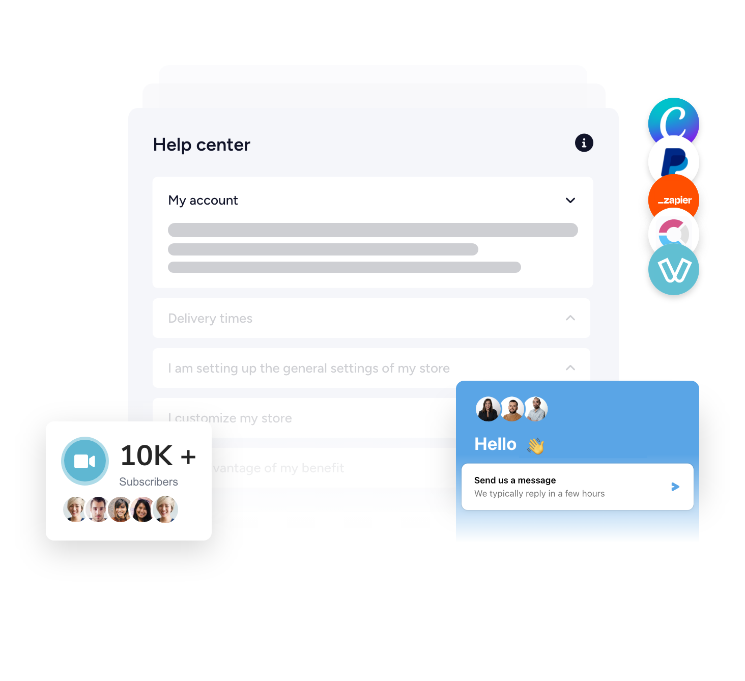 Support at every step!